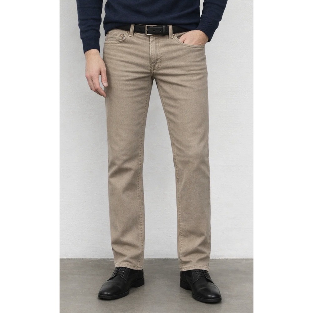 Fidelity‎ Denim Jimmy Tailored Fit Jeans Latte Size 33 NWT Slim Straight Classic